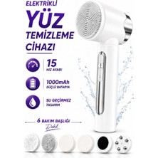 Raylax Elektrikli Yüz Temizleme ve Cilt Temizleme Cihazı Masaj Özellikli Silikon Yüz Temizleme Fırçası 15 Hız Ayarlı 6