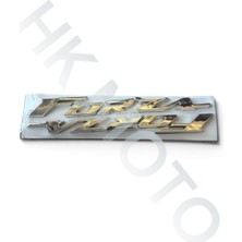 Honda  Forza 3D Kalın Kabartmalı Logo Sticker (Gümüş)