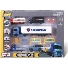 Maisto Mini Work Machines Freight Haulers Oyun Seti Model 3
