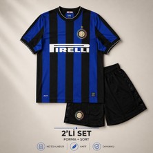 Yensa Inter Milan Ronaldo 24/25 Sezon Çocuk Futbol Forması 2'li Set Forma - Şort