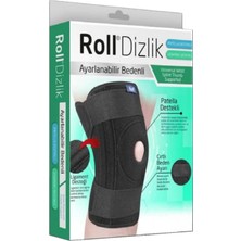 Patella ve Ligament Destekli Ayarlanabilir Dizlik - Beden Ayarı - Cırtlı Tasarım