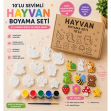 Wesank 10’lu Sevimli Hayvan Boyama Seti