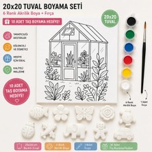 Wesank Taş Boyama Tuval Boya Fırça Seti
