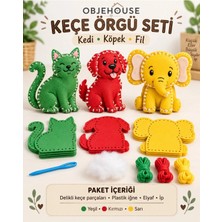 Wesank Keçe Örgü Seti 3lü Set