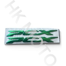 Honda Pcx Kabartmalı Logo Sticker (Yeşil)