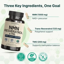 Vinatura Vınatura Nmn 1325MG Nmn 1000MG With Resveratrol And Tmg Nad+ 60 Caps