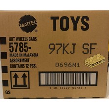 Hot Wheels Kısa Karton 72'li Kutu 5785-97KJSF