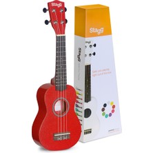 Stagg Us-Red Kırmızı Soprano Ukulele