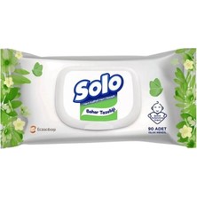 2 Adet Solo Islak Havlu Kapaklı 90'lı