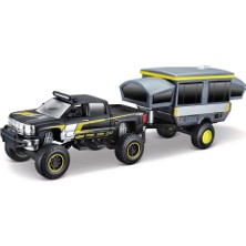 Maisto Fresh Metal 2014 Chevrolet Silverado 1500 Z71 With 2020 Pop-Up Camper