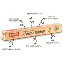 Doğal Pişirme Kağıdı, 37 cm x 8 M