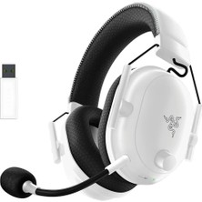 Mey İthalat Blackshark V2 Pro (2023) - Pc Premium Kablosuz E-Spor Kulaklığı (Hyperclear Süper Geniş Bant Mikrofon, Triforce Titanyum 50 mm Sürücü, Hyperspeed ​​kablosuz, 70 Saat Pil) Beyaz