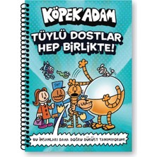 Meks Köpek Adam Çizgili Defter-1 Tüylü Dostlar Hep Birlikte