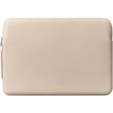 Mey İthalat Ince Koruyucu Dizüstü Bilgisayar Kılıfı 13-13,3 Inç 13 Inç MacBook Pro ve MacBook Air ile Uyumlu, Pu Deri Çanta Su Geçirmez Kapak Dizüstü Bilgisayar Kılıfı Mac Için, Koyu Bej, For