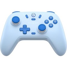 Mey İthalat Nova Lite Çoklu Platform Kablosuz Oyun Kumandası, Pc, Steam, Switch, Ios ve Android Uyumlu Hall Effect 20Hz Turbo (Sky Blue)