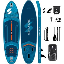 Mey İthalat Savaboards Horizon Premium Şişme Paddle Board Sup Seti 335 x 86 x 15 cm – Hd Woven Drop Stitch, Hot Fusion Teknolojisi, 195 kg Taşıma Kapasiteli Touring Sup