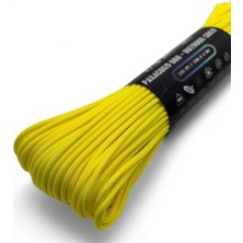 Mey İthalat Bileklik ve Outdoor Paracord Ip 4 mm 660LB (10 Iplikli) 30 Metre Sarı