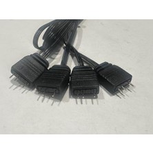 Mey İthalat Kablo, 3 Pin Rgb Fan Çoğaltıcı 3 Pin 4 Port Argb Fan Çoğaltıcı