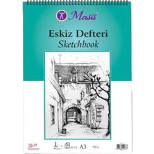 Mey İthalat A3 Eskiz Defteri, 90 G, 50 Yaprak