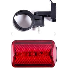 Mey İthalat 5 Ledli 7 Modlu Bisiklet Arka Stop Ikaz Lambası LED Lamba