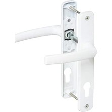 Mey İthalat Azrayapı 35/85 Pvc Balkon Kapı Kolu Pimapen Metal Beyaz