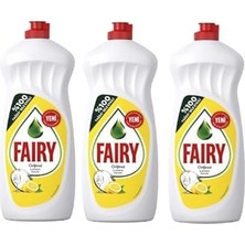 Mey İthalat Sıvı Bulaşık Deterjanı Limon 650 ml x 3 Adet