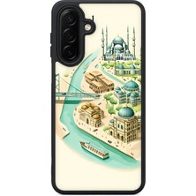 BG AKSESUAR Samsung Galaxy A26 Uyumlu Istanbul Desenli Kamera Korumalı Darbelere Dayanıklı Kılıf