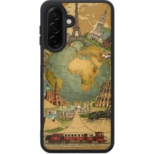 BG AKSESUAR Samsung Galaxy A26 Uyumlu Seyahat Desenli Kamera Korumalı Darbelere Dayanıklı Kılıf