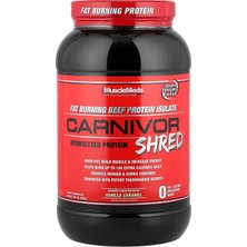 Musclemeds, Carnivor Shred Hydrolyzed Izole Protein Vanilla Caramel 868 G