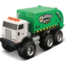 Maisto Fresh Metal Maisto Taş Ocağı Araçları Çöp Kamyonu - Yeşil