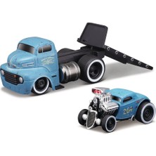 Maisto Muscle Machines Taşıyıcı ve Araç Set 1/64 01 59048