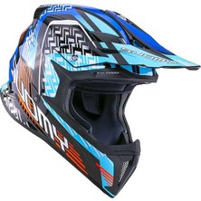 Suomy X-Wıng Motley Kask Mavi Siyah