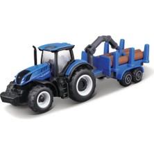 Maisto Mini Work Machines Traktör ve Römork Set 06