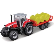 Maisto Mini Work Machines Traktör ve Römork Set 04