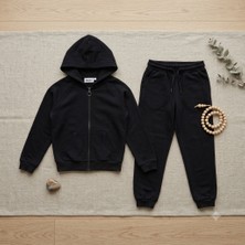Mışıl Kids Unisex Kız Erkek Çocuk 7 - 10 Yaş Uzun Kollu Fermuarlı Okul Eşofman Takımı