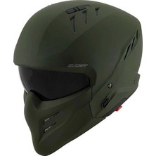 Suomy Armor Kask Plaın Mat Yeşil