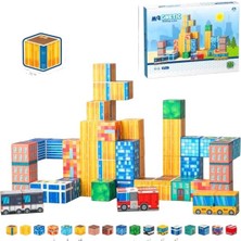 Osman Kızılkaya Kzl Magnetic Cubes CH1432 Manyetik Yapı Küpleri 2X2X2 cm 67 Parça 3+
