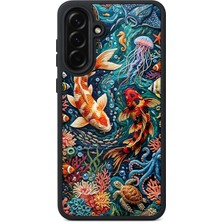 BG AKSESUAR Samsung Galaxy A36 Uyumlu Mercan Desenli Kamera Korumalı Darbelere Dayanıklı Kılıf