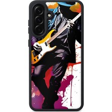 BG AKSESUAR Samsung Galaxy A36 Uyumlu Gitarist Desenli Kamera Korumalı Darbelere Dayanıklı Kılıf