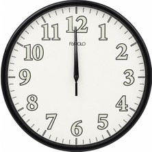 Exonix Sessiz Duvar Saati Fosforlu Akrep Yelkovan Modern Dekoratif Analog Saat