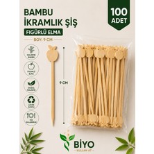 Biyo Sunum Çubuğu&figürlü Şiş (ELMA)100ADET