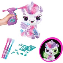 Salmore Mey Ithalat® Airbrush Peluş Karanlıkta Parlayan Sihirli Unicorn