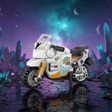 Salmore Mey Ithalat® LZ-8624  motorsiklet 120 Parça Block Oyuncak Mini Poşet