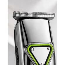 Salmore Mey Ithalat® Şarjlı Saç Sakal Tıraş Makinesi T Başlıklı 1 2 3 mm Taraklı Kablolu ve Kablosuz Kullanım