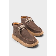 Capone Outfitters Edita Hakiki Nubuk Deri Konfor Kadın Bot