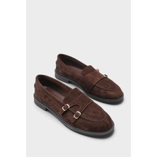 Capone Outfitters Stephine Çift Tokalı Kadın Loafer Ayakkabı