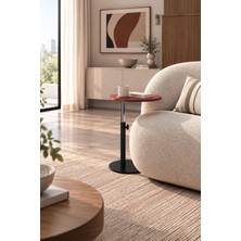 Voi Design Plex Kiremit Ayarlanabilir Laptop Sehpası | 360° Döner Tabla | 42-72 cm Yükseklik Ayarı | 39 cm Tabla | Sağlam Metal Konstrüksiyon | Pürüzsüz Yüzey