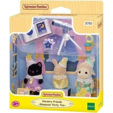 Adore Oyuncak 5750 Sylvanian Families Anaokulu Arkadaşları Pijama Partisi Üçlüsü +4 Yaş