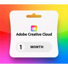 Adobe Creative Cloud Pro 1 Aylık Dijital Abonelik Anahtarı (Subscription Key)