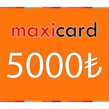Maxicard 5000 Tl Oyun Içi Bakiye Kodu (Wallet Card)